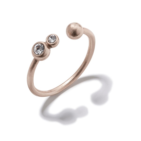Hultquist Fine Rose Gold Crystal Ring