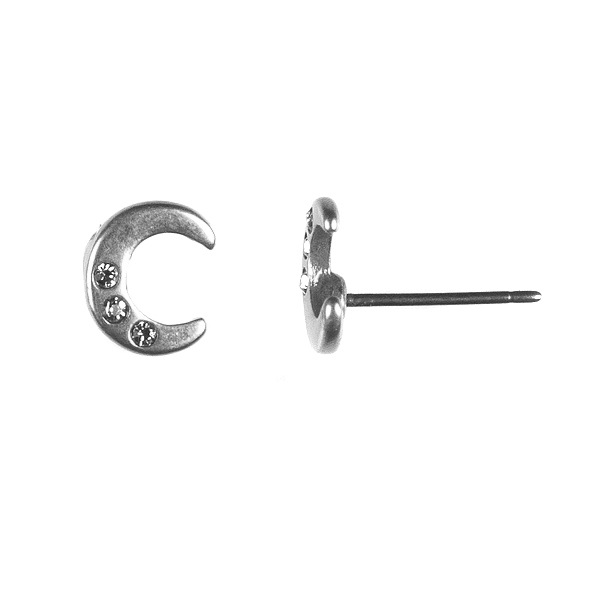 Hultquist Crescent Moon Stud Earrings 1044S