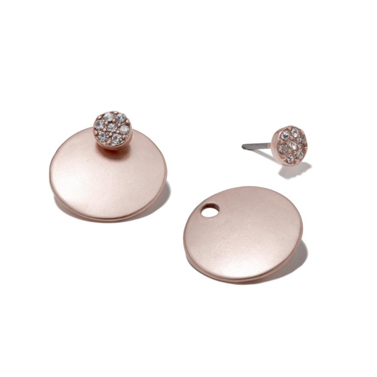 Hultquist New Nordic Coin Earrings Rose Gold 1277RG
