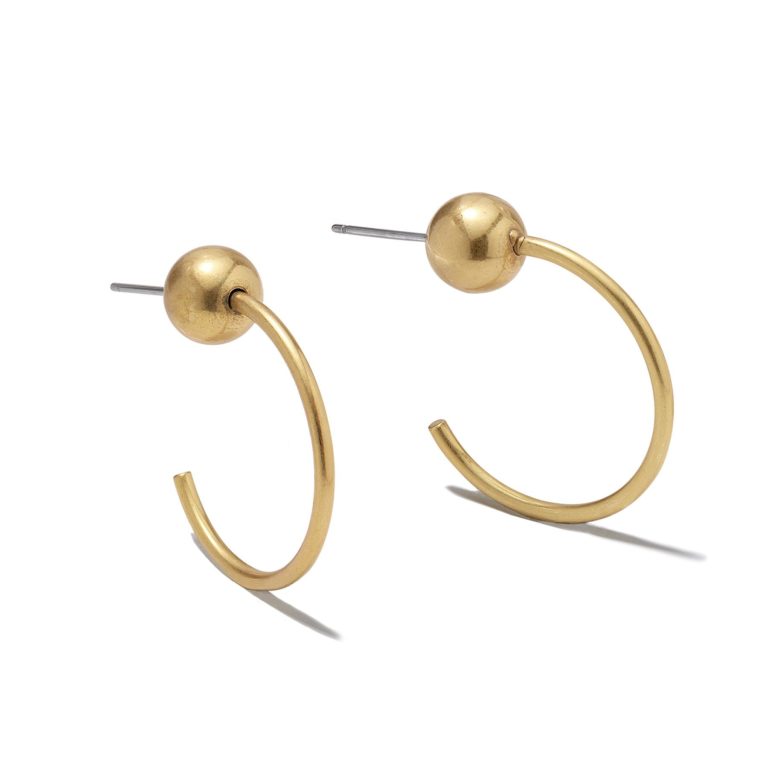 Hultquist New Nordic Hoop Earrings Gold 1286G