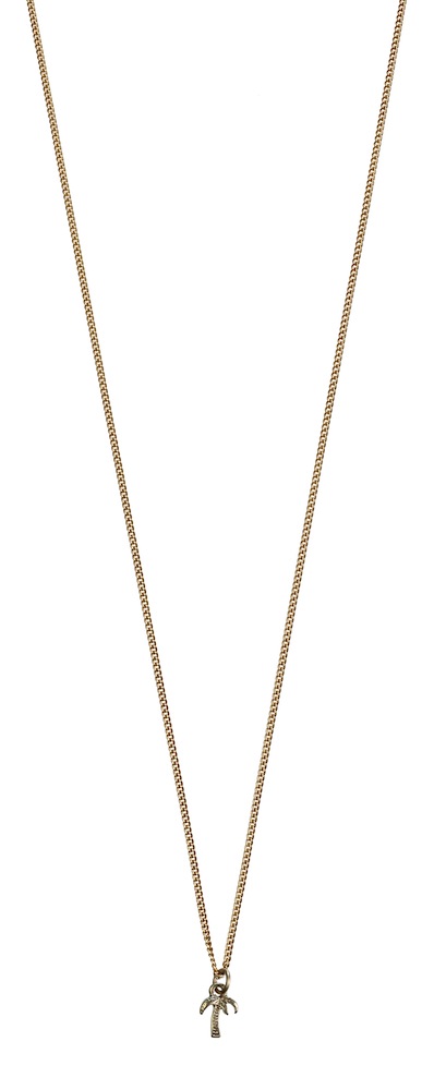 Hultquist Palm Tree Necklace Rose Gold 04301RG