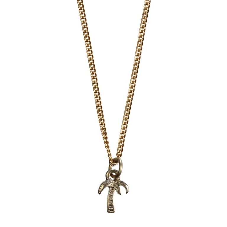 Hultquist Palm Tree Necklace Rose Gold 04301RG