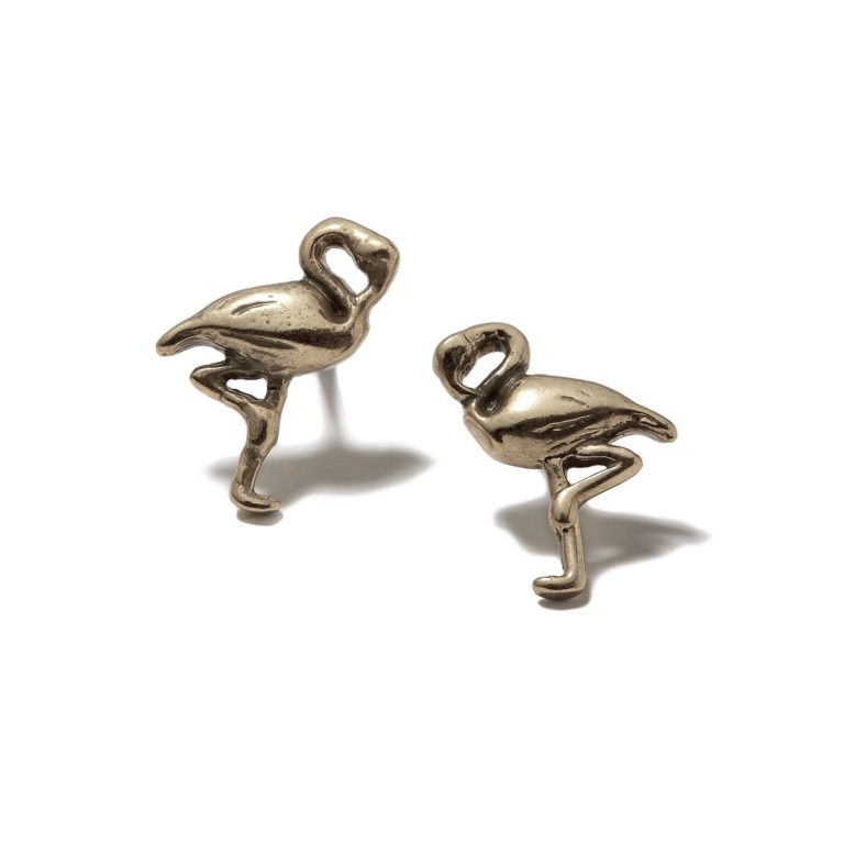 Hultquist Flamingo Stud Earrings Rose Gold 1365RG