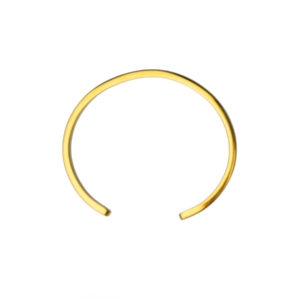Hultquist Classic Circle Open Bangle Gold 580002G