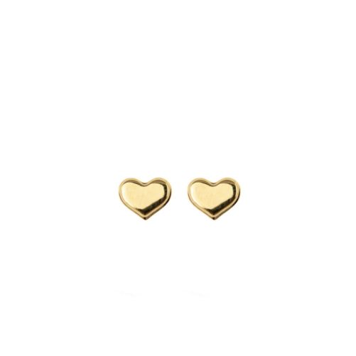 Hultquist Mini Heart Earrings Gold 61003G