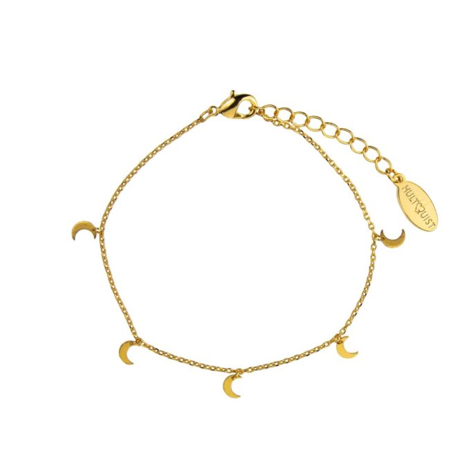 Hultquist Crescent Moon Bracelet Gold 61008G