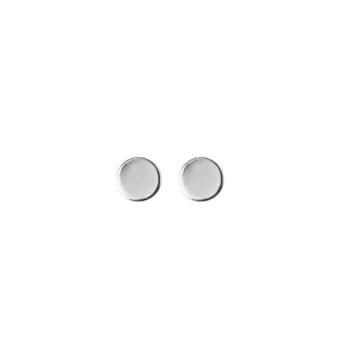 Hultquist Mini Coin Stud Earrings Silver 61015S