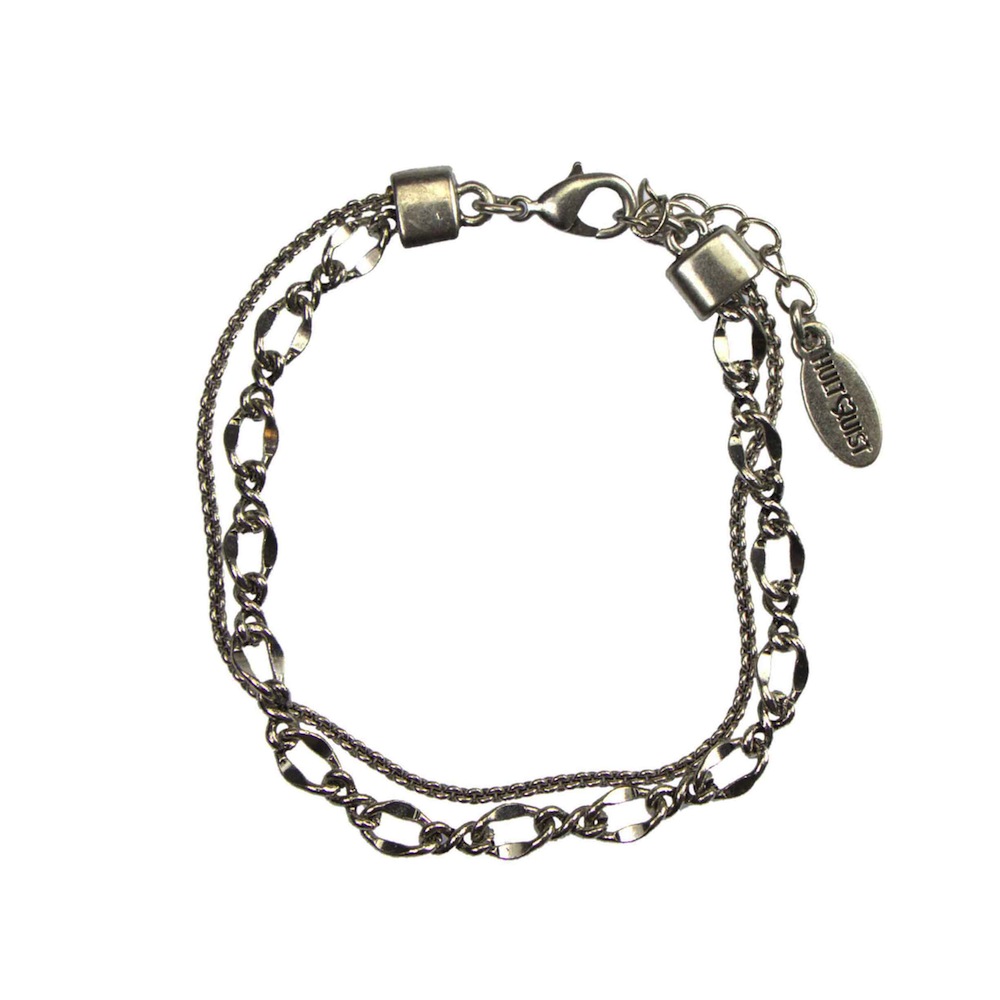 Hultquist Layered Chain Bracelet Silver