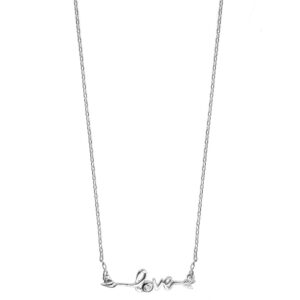 Hultquist Love Necklace Sterling Silver S06001S