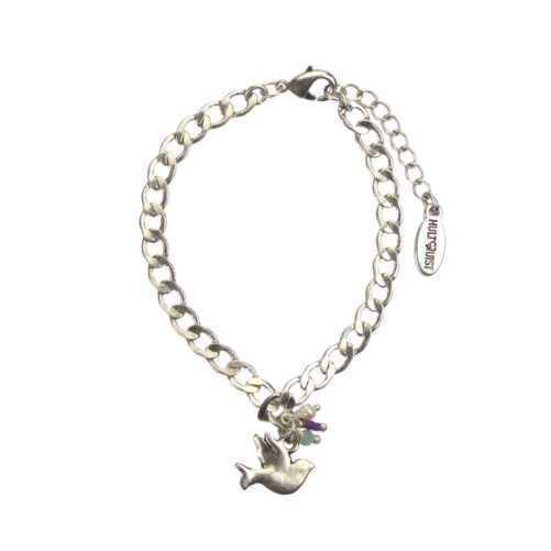 Hultquist Little Bird Charm Necklace Silver 04574-S