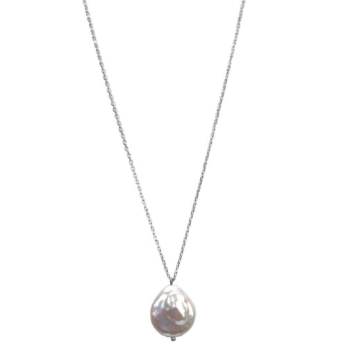 Hultquist Sea Treasures Pearl Necklace Silver 61033-S
