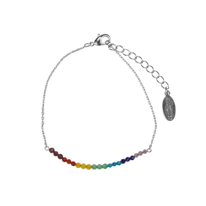 Hultquist Rainbow Bracelet Silver 61040-S