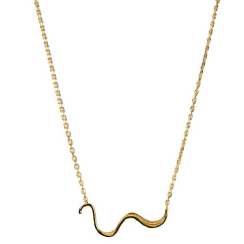 Hultquist Wave Necklace Gold 61049-G