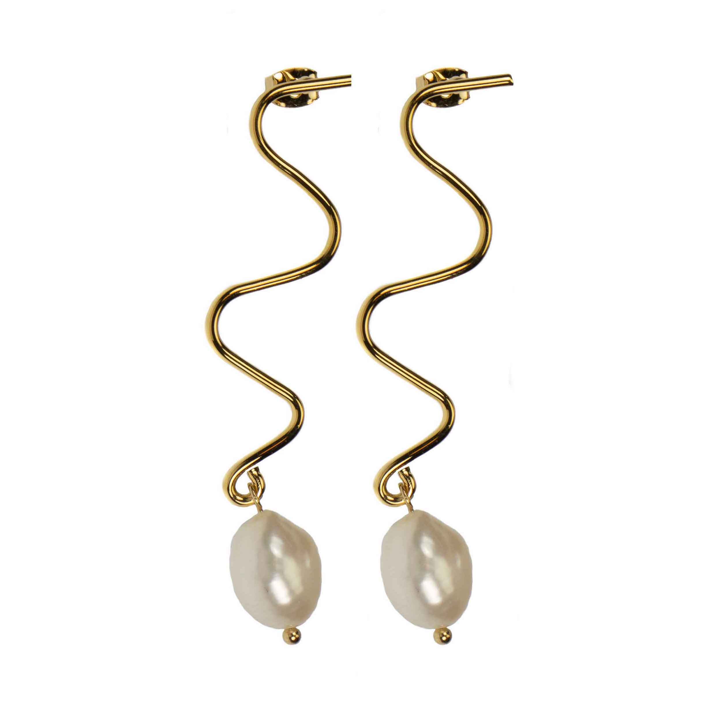 Hultquist Eva Stud Earrings Gold 65001-G