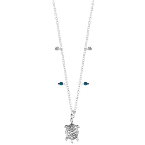 Hultquist Turtle Necklace Silver 66007S