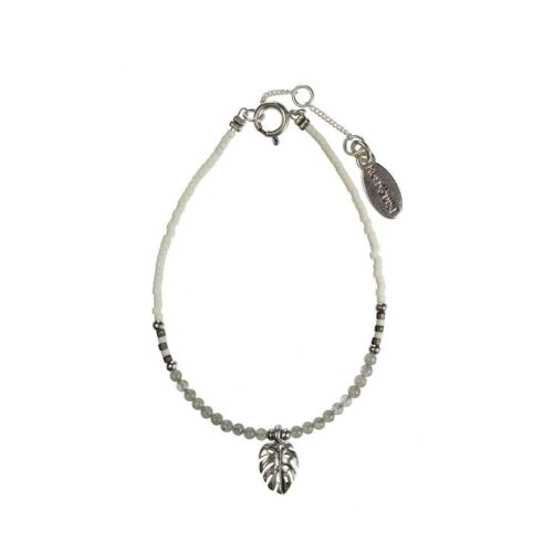 Hultquist Monstera Leaf Bracelet - Silver