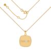 Hultquist L'Amour Pendant Necklace - Gold