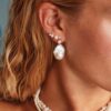 Hultquist Agnes Croissant Earrings - Gold - Image 2